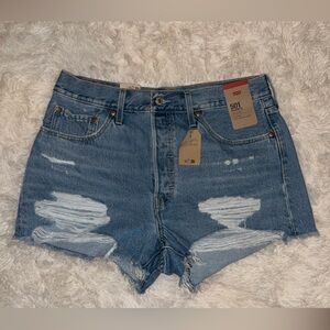 Levi high rise 501 Shorts